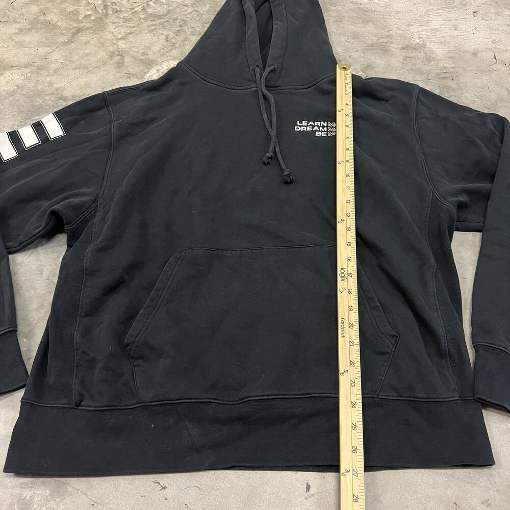 Alphalete Hoodie Mens Large Black Pullover Gym Training Activewear - Picture 2 of 8